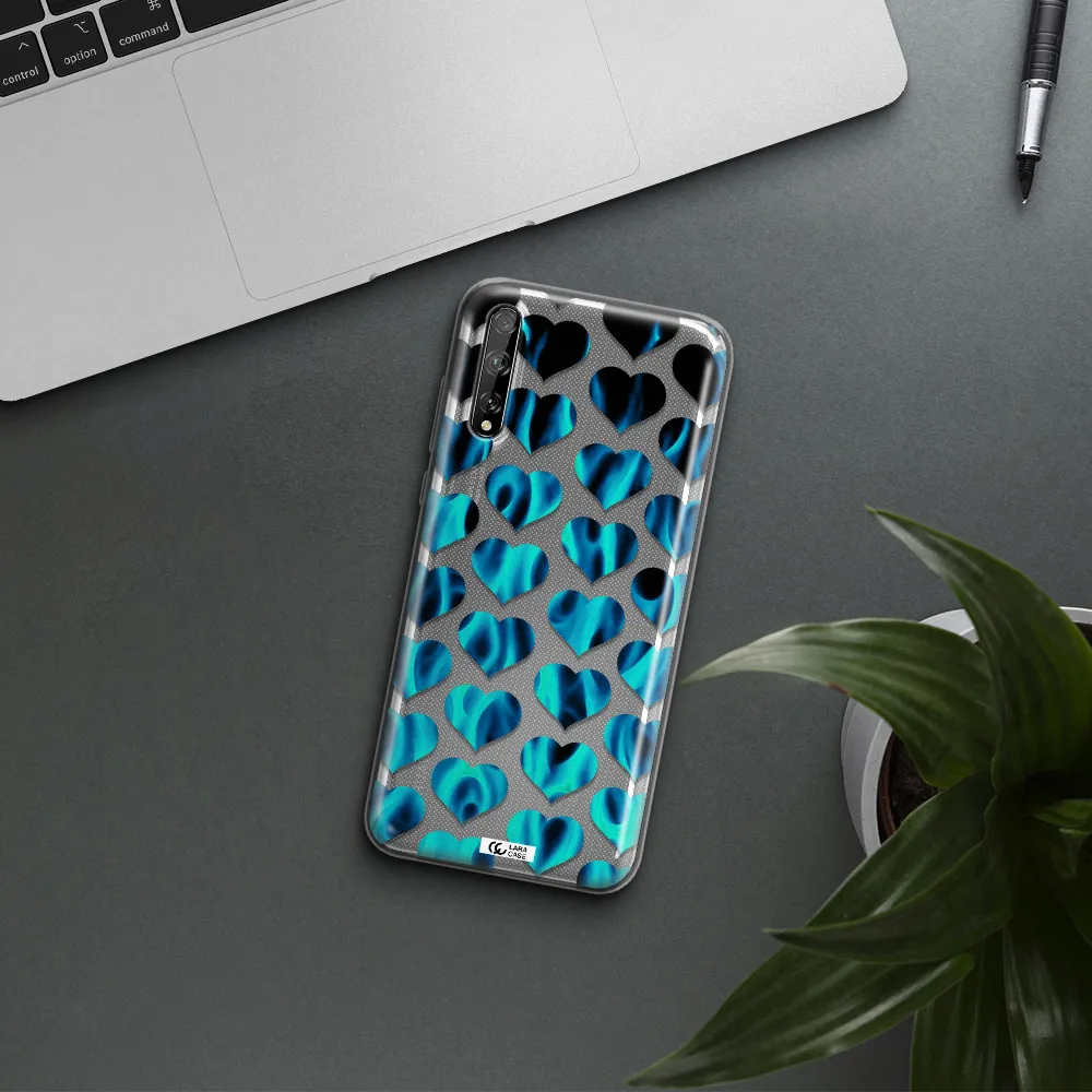Heart Flame Huawei P Smart S Clear TPU Case