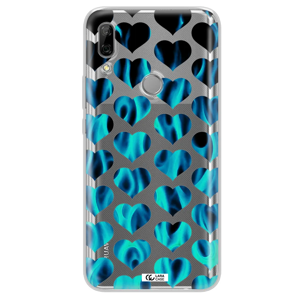 Heart Flame Huawei P Smart Z Clear TPU Case