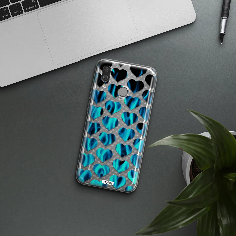 Heart Flame Huawei P20 Lite Clear TPU Case