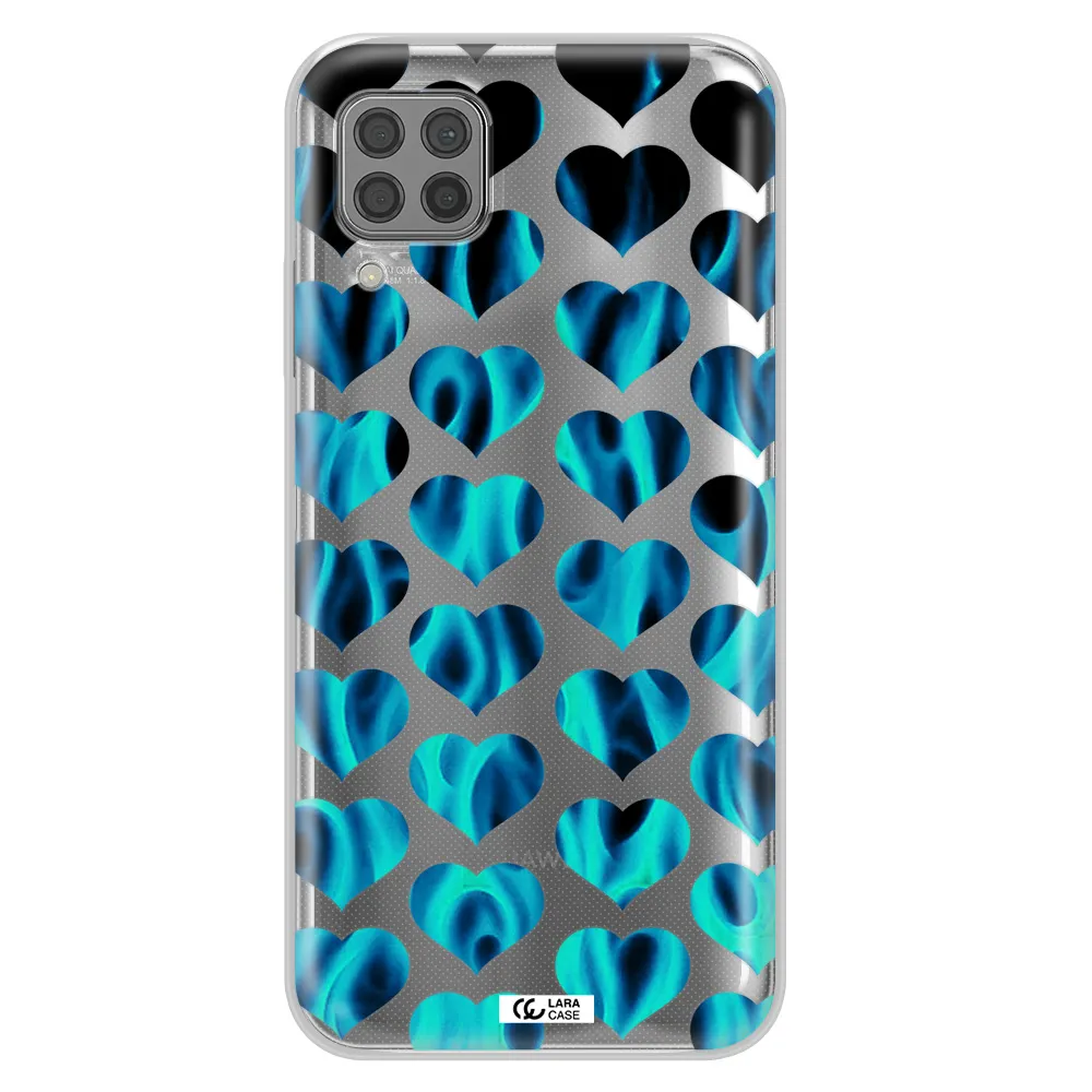 Heart Flame Huawei P40 Lite Clear TPU Case