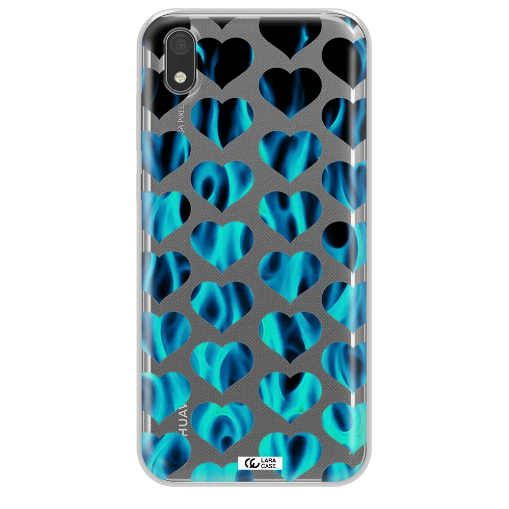 Heart Flame Huawei Y5 2019 Clear TPU Case