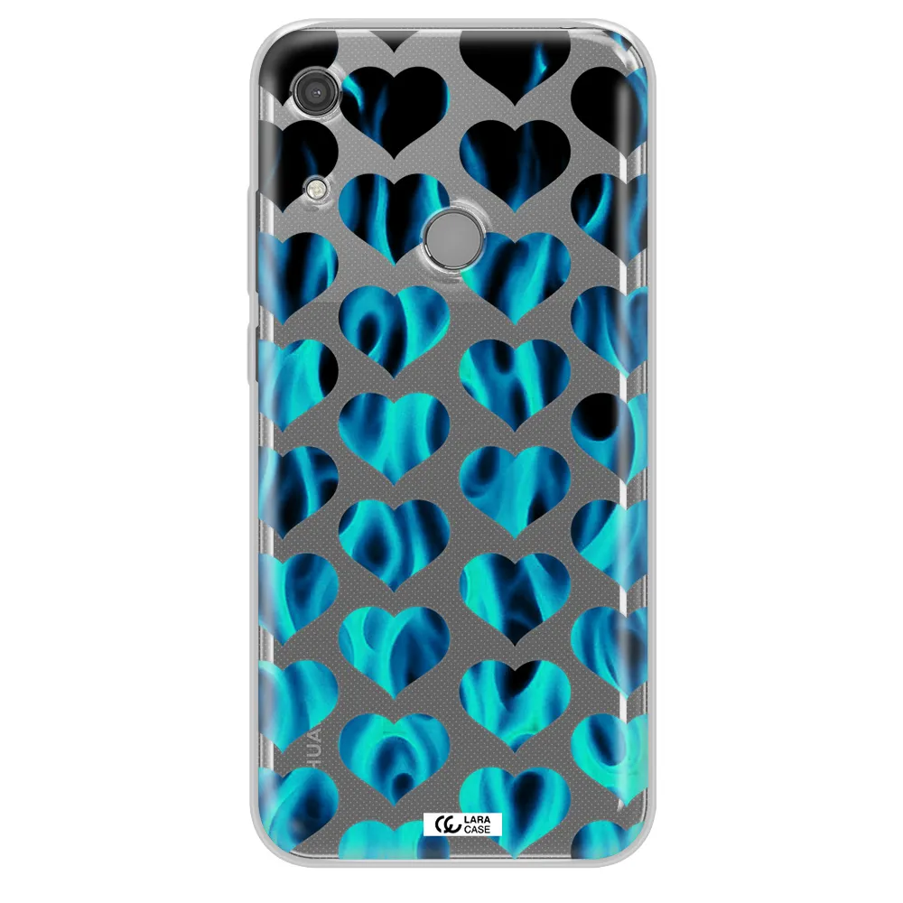 Heart Flame Huawei Y6S Clear TPU Case