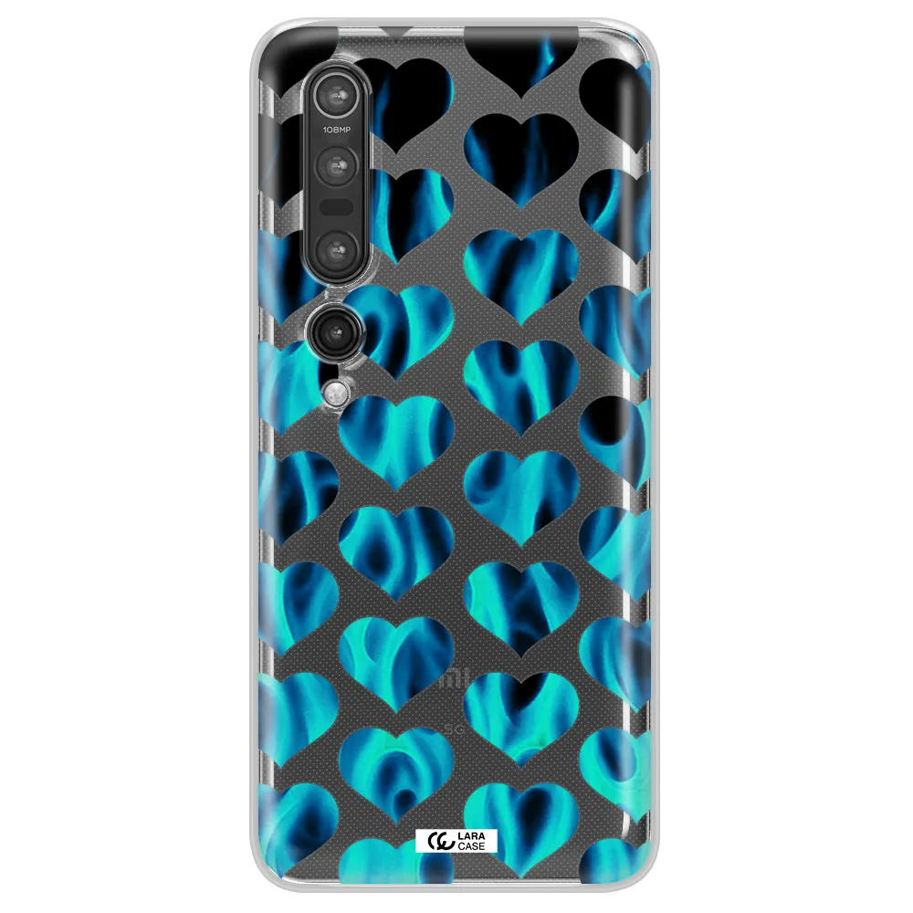 Heart Flame Xiaomi Mi 10 Pro Clear TPU Case