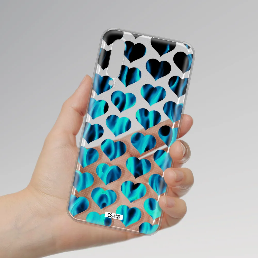 Heart Flame Xiaomi Mi 9 Lite Clear Tpu Case