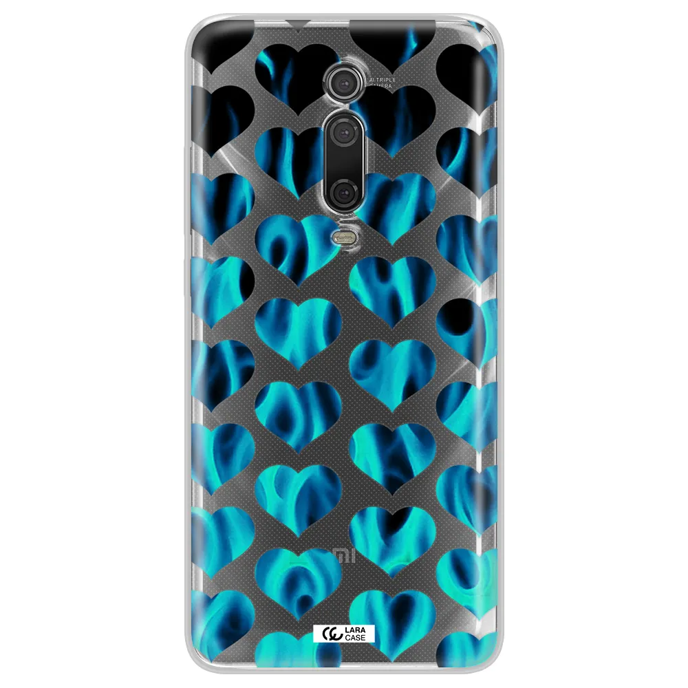 Heart Flame Xiaomi Mi 9T Clear TPU Case