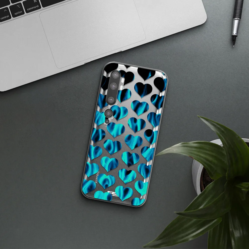 Heart Flame Xiaomi Mi Note 10 Clear TPU Case