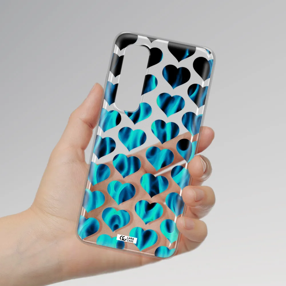 Heart Flame Xiaomi Mi Note 10 Lite Clear TPU Case