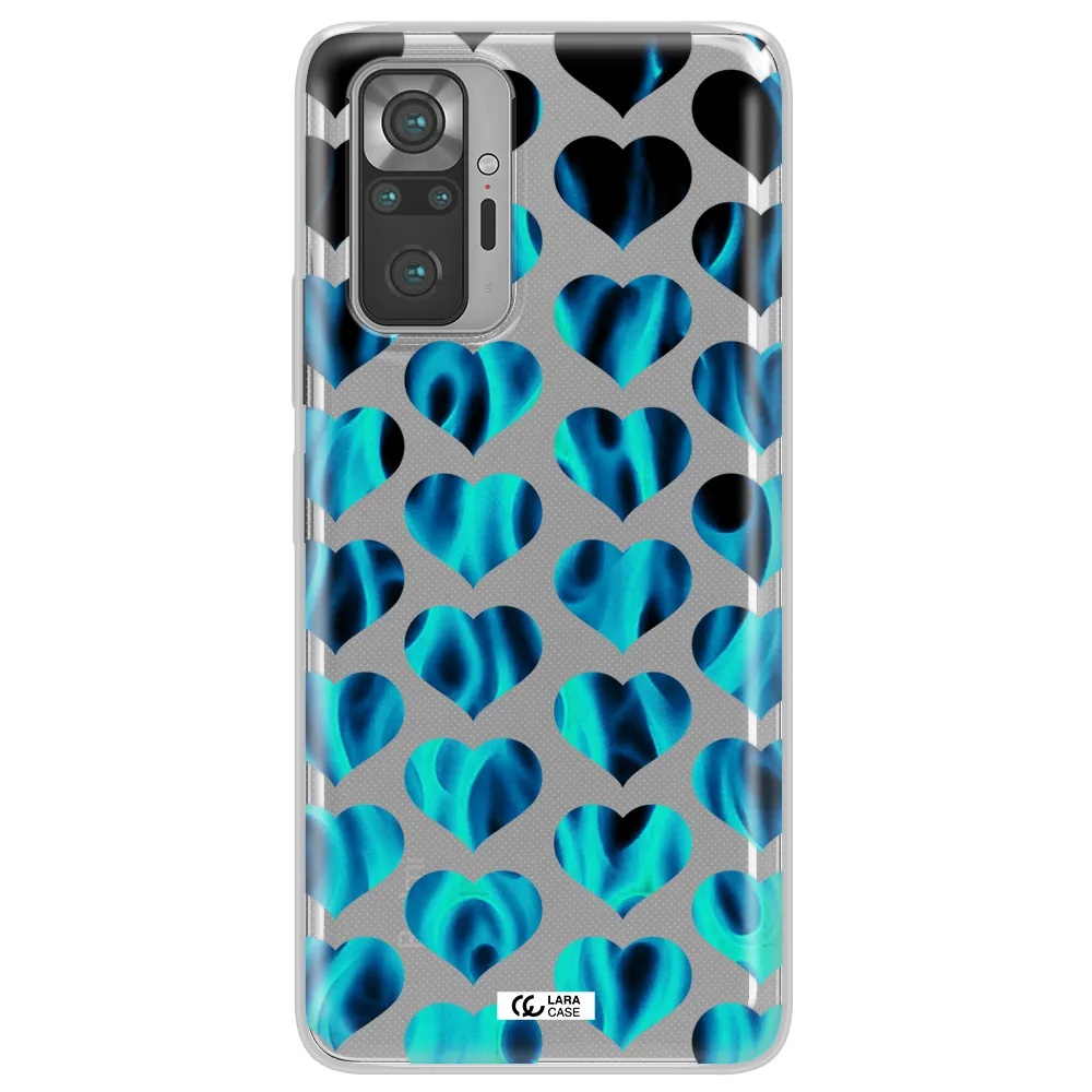 Heart Flame Xiaomi Note 10 Pro Clear TPU Case