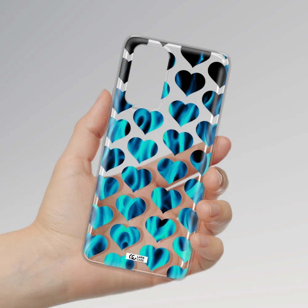 Heart Flame Xiaomi Note 10 Pro Clear TPU Case