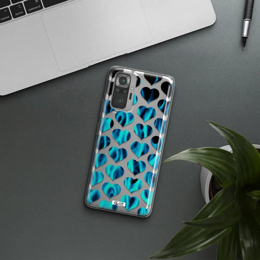 Heart Flame Xiaomi Note 10 Pro Clear TPU Case