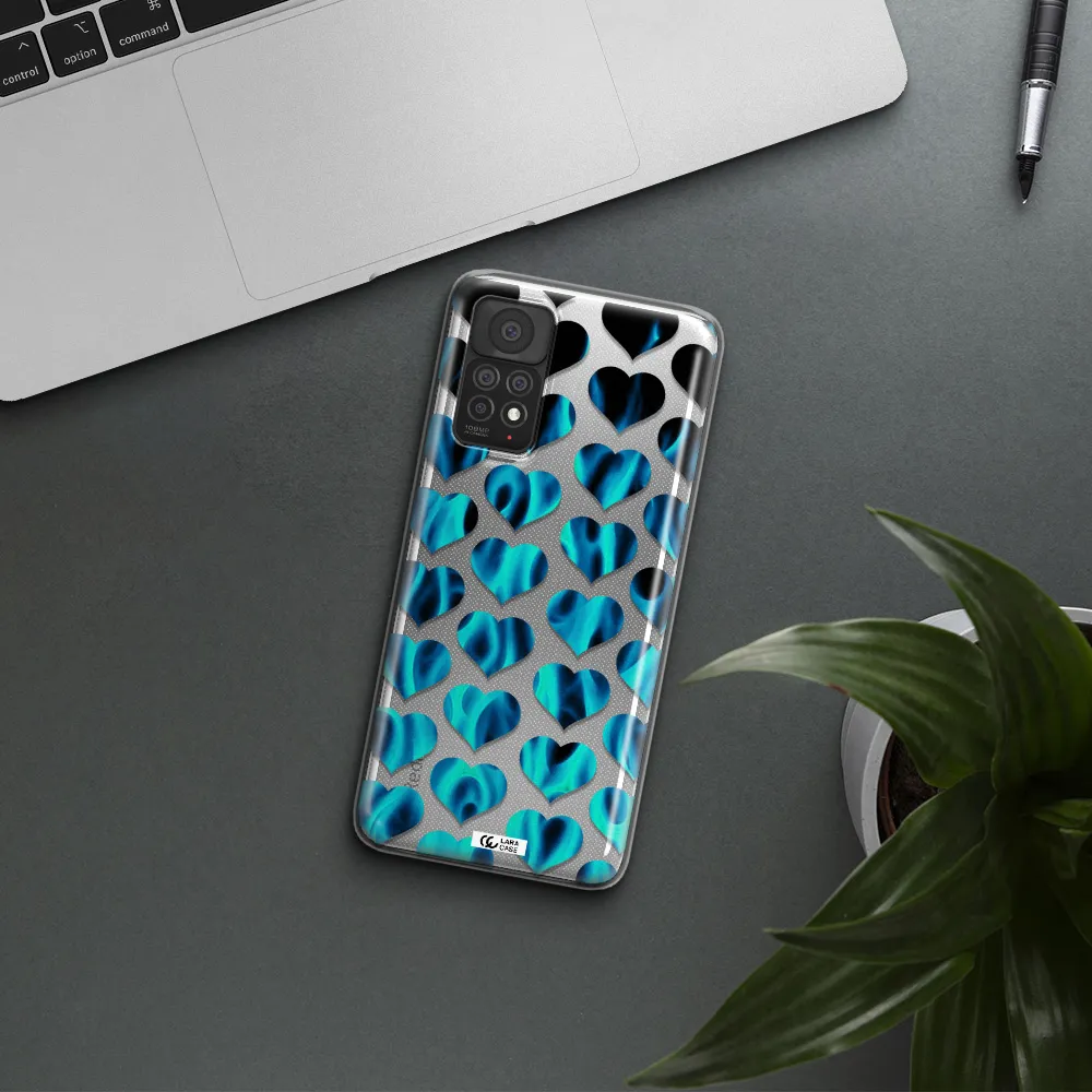 Heart Flame Xiaomi Note 11 Pro Clear TPU Case