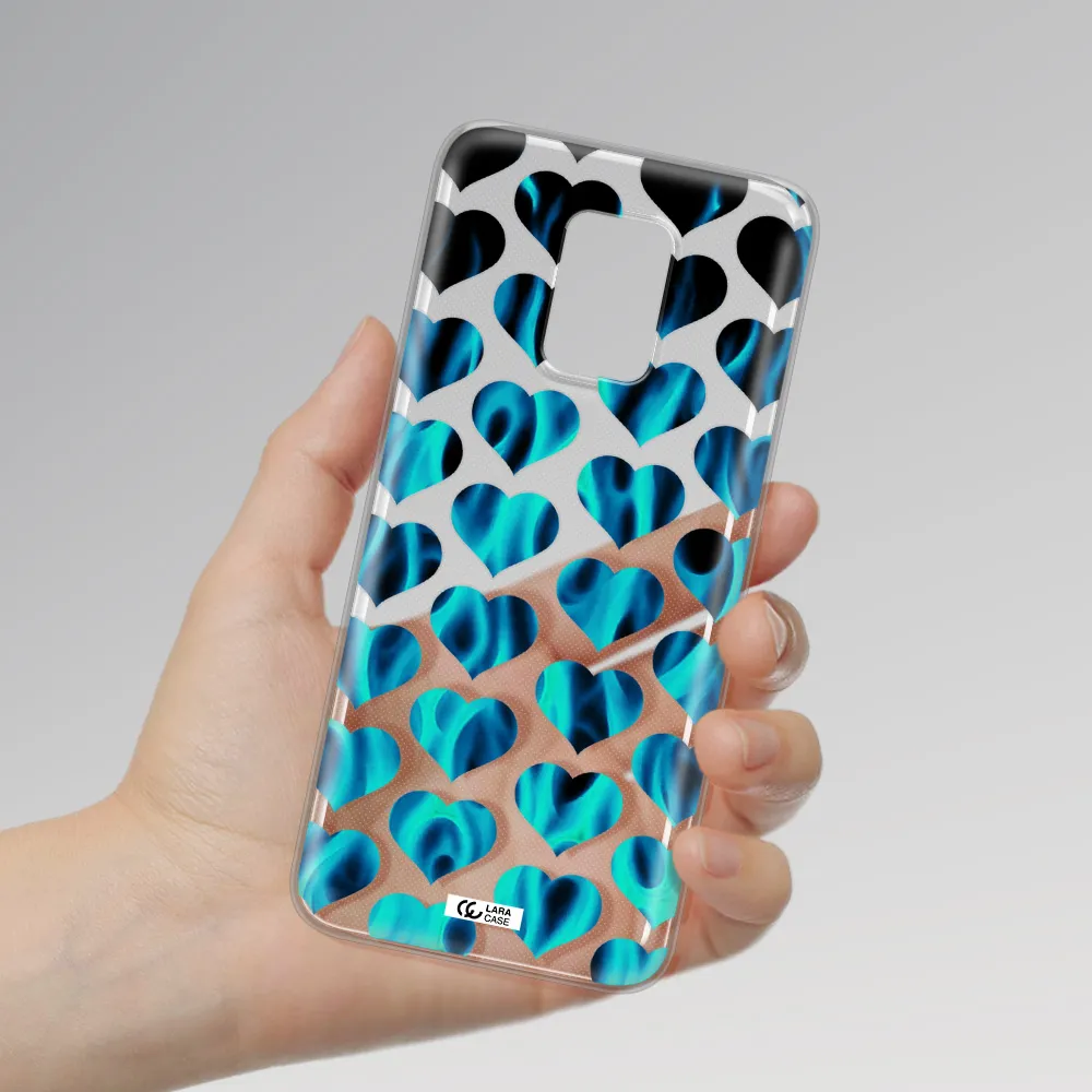 Heart Flame Xiaomi Note 9S Clear TPU Case