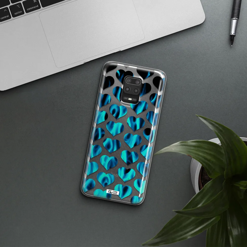 Heart Flame Xiaomi Note 9S Clear TPU Case