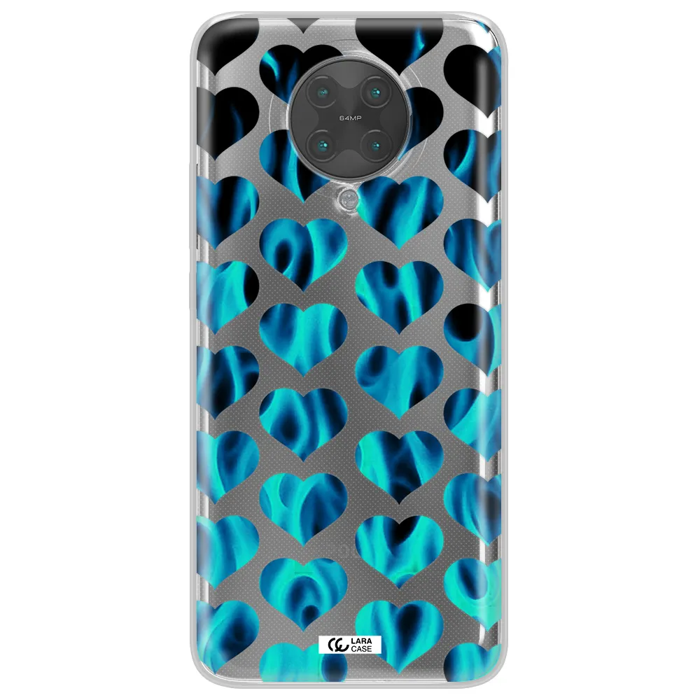 Heart Flame Xiaomi Poco F2 Pro Clear TPU Case