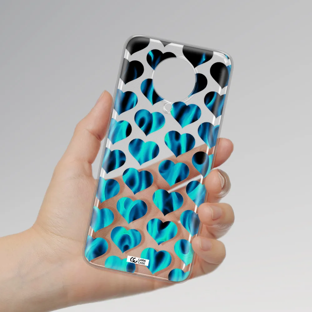 Heart Flame Xiaomi Poco F2 Pro Clear TPU Case