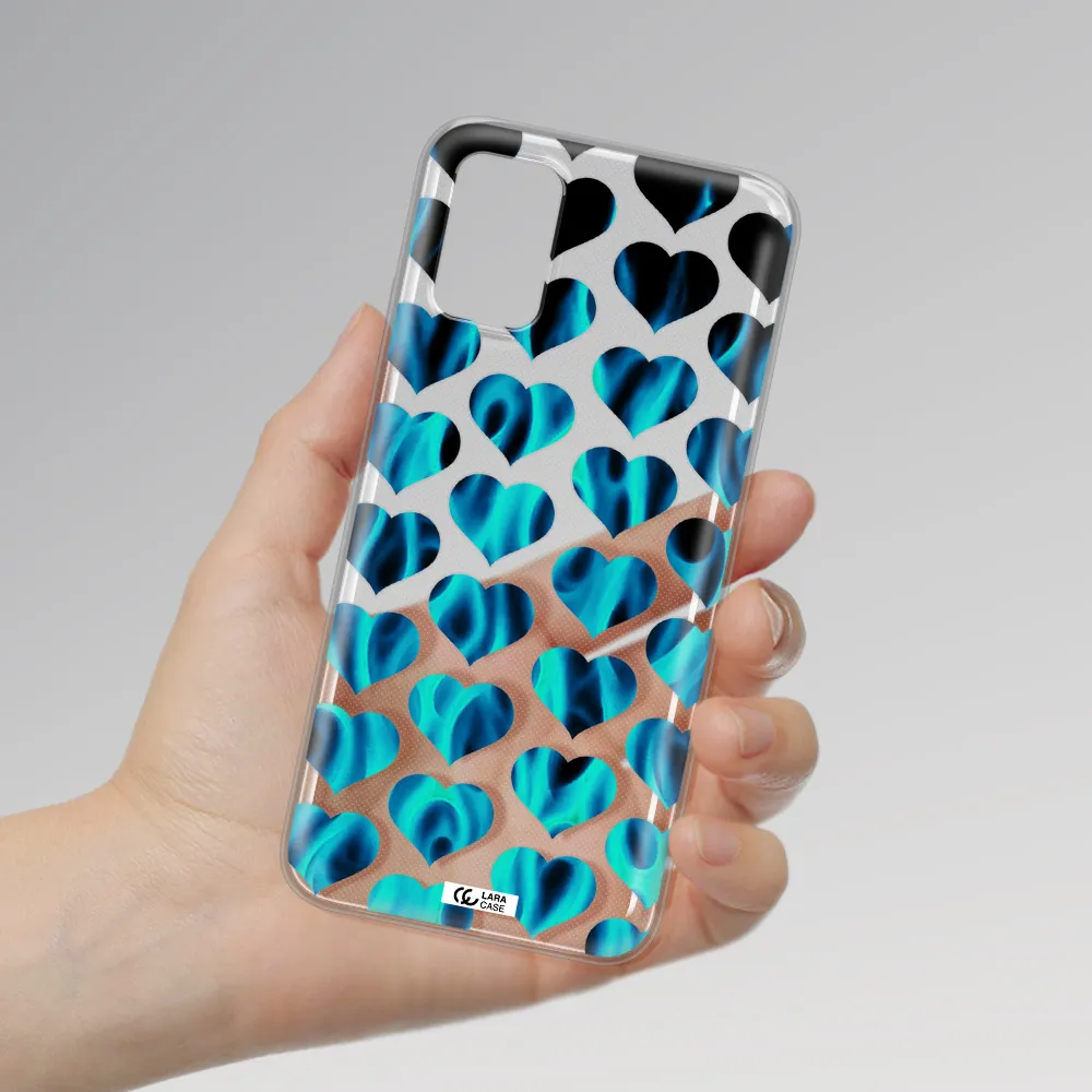 Heart Flame Xiaomi Poco M3 Clear TPU Case