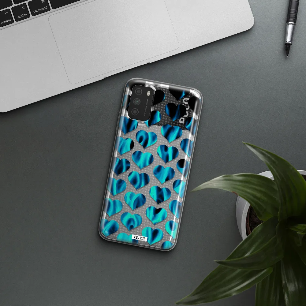 Heart Flame Xiaomi Poco M3 Clear TPU Case