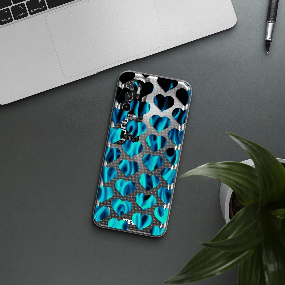 Heart Flame Xiaomi Poco M3 Pro Clear Tpu Case