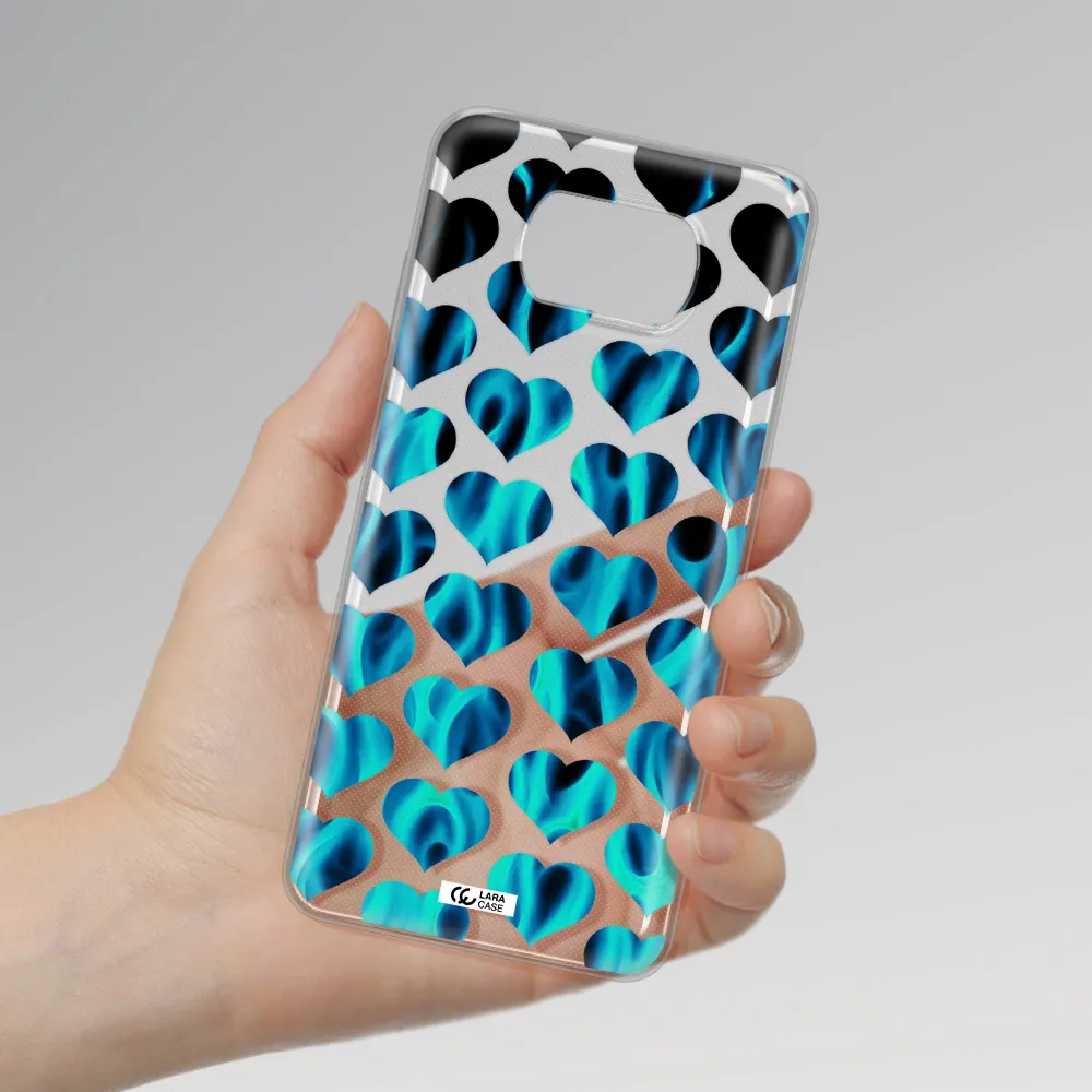 Heart Flame Xiaomi Poco X3 Clear TPU Case