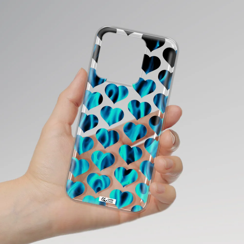 Heart Flame Xiaomi Redmi 10A Clear TPU Case