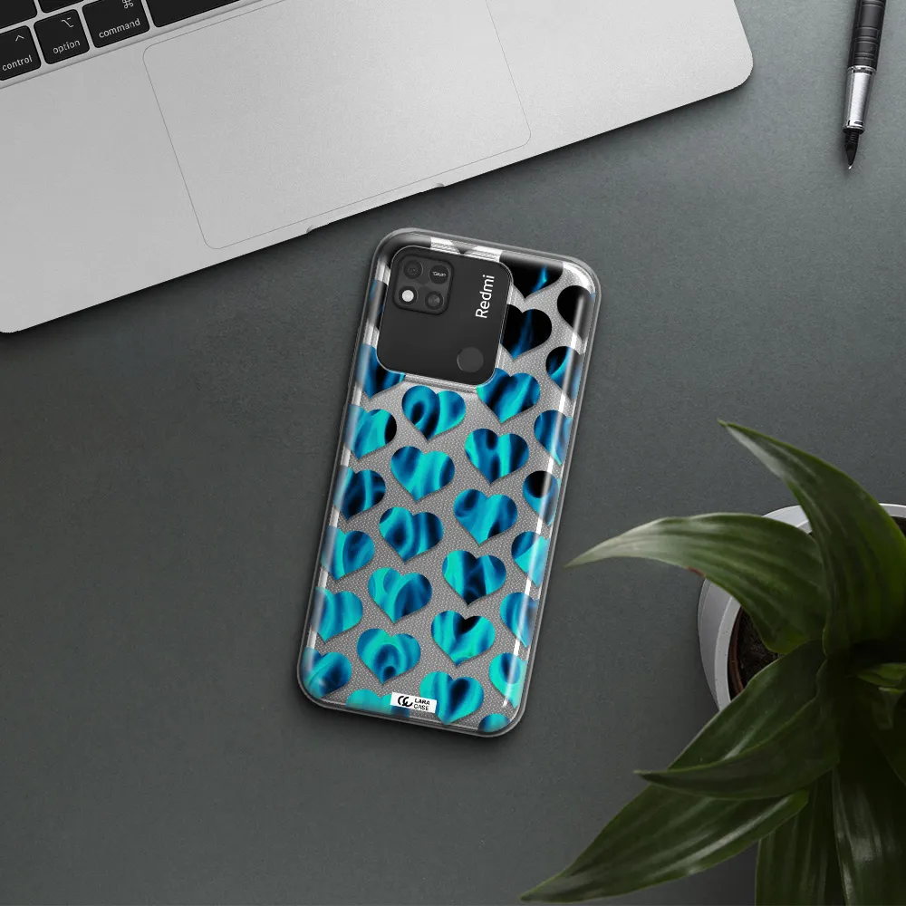 Heart Flame Xiaomi Redmi 10A Clear TPU Case