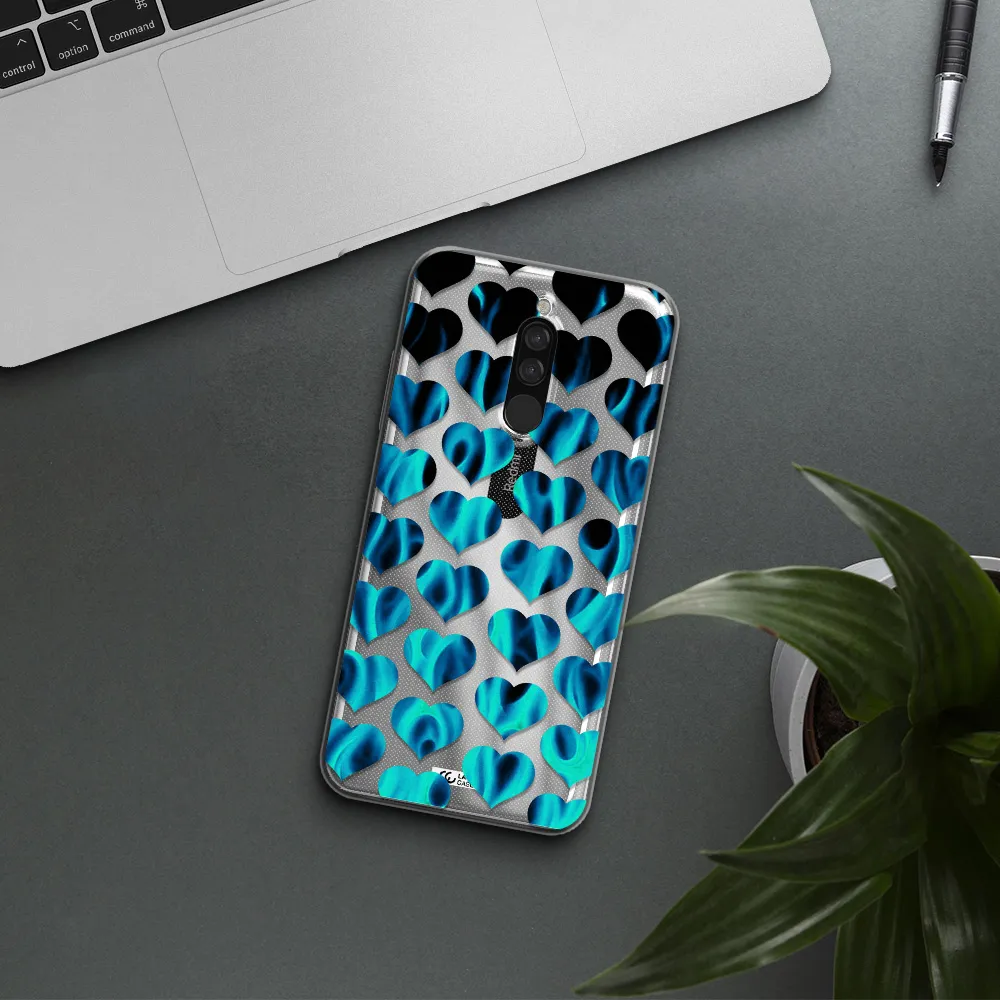Heart Flame Xiaomi Redmi 8 Clear Tpu Case
