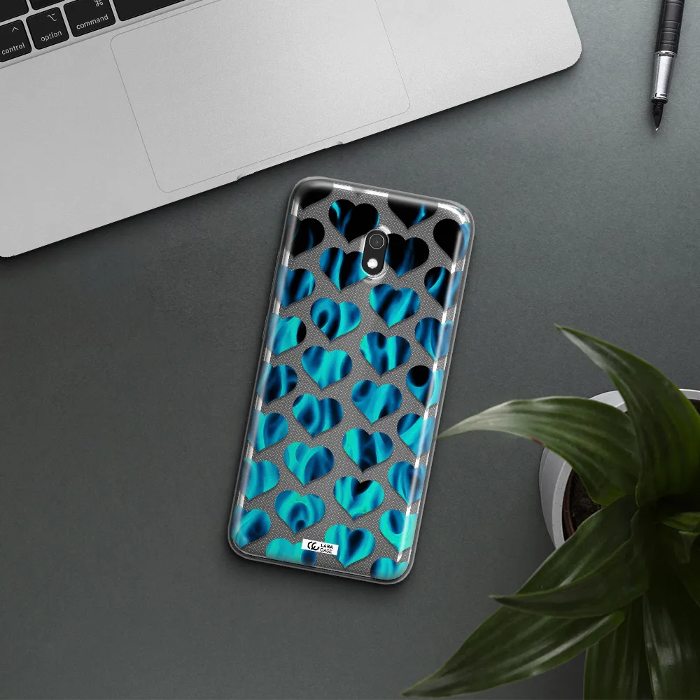 Heart Flame Xiaomi Redmi 8A Clear TPU Case