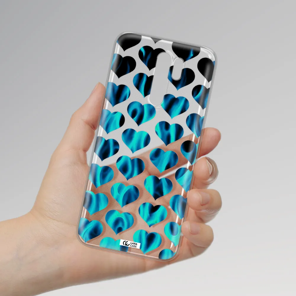 Heart Flame Xiaomi Redmi 9 Clear TPU Case