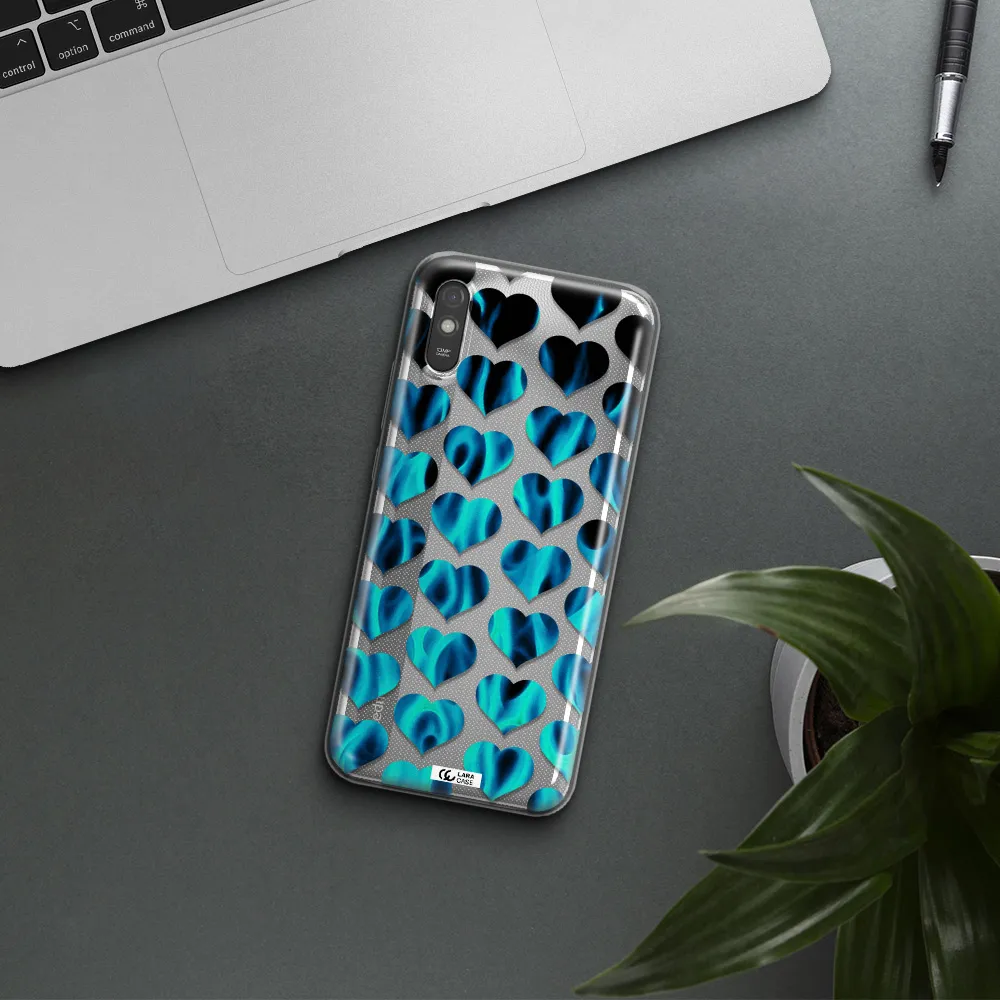 Heart Flame Xiaomi Redmi 9A Clear TPU Case