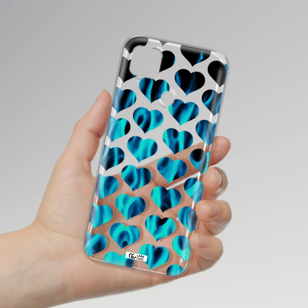 Heart Flame Xiaomi Redmi 9C Clear TPU Case