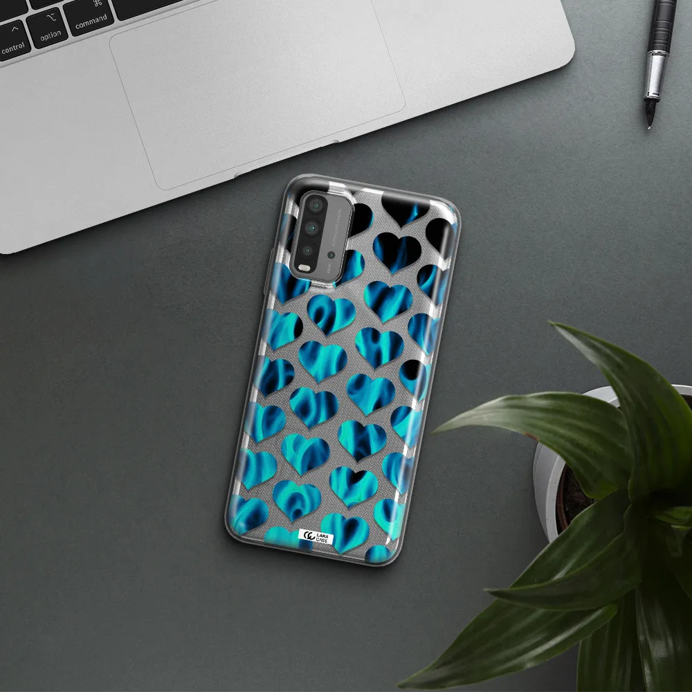 Heart Flame Xiaomi Redmi 9T Clear TPU Case