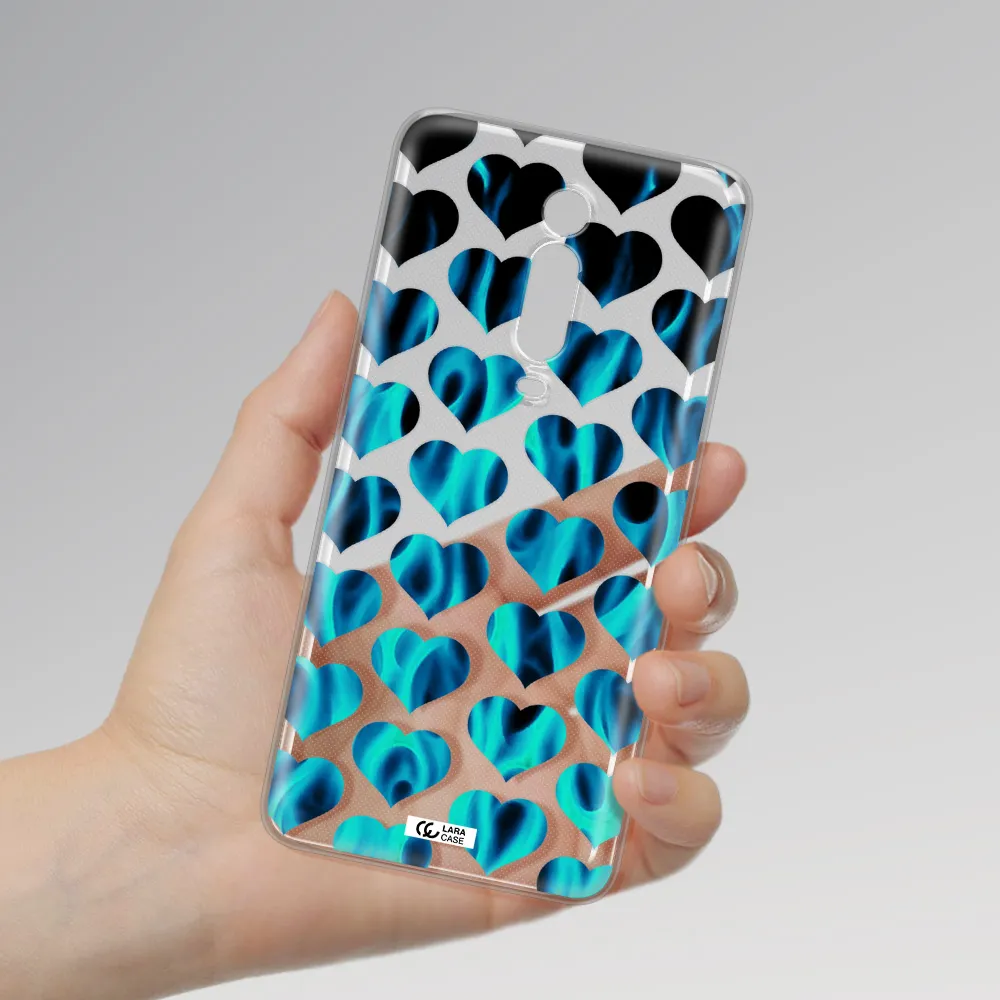 Heart Flame Xiaomi Redmi K20 Clear Tpu Case