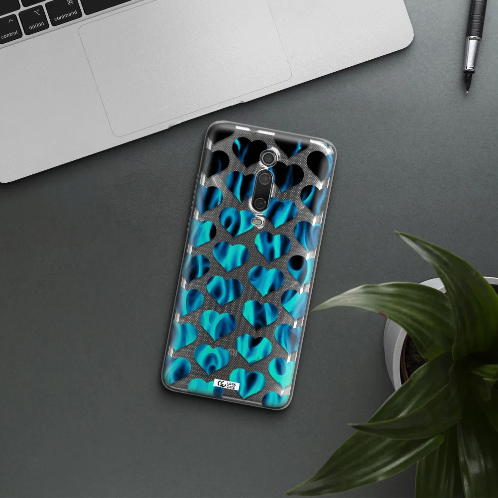 Heart Flame Xiaomi Redmi K20 Clear Tpu Case