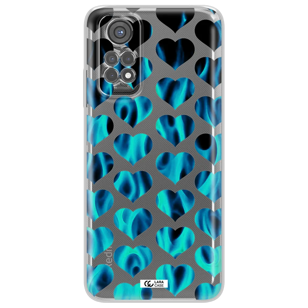 Heart Flame Xiaomi Redmi Note 11S Clear Tpu Case