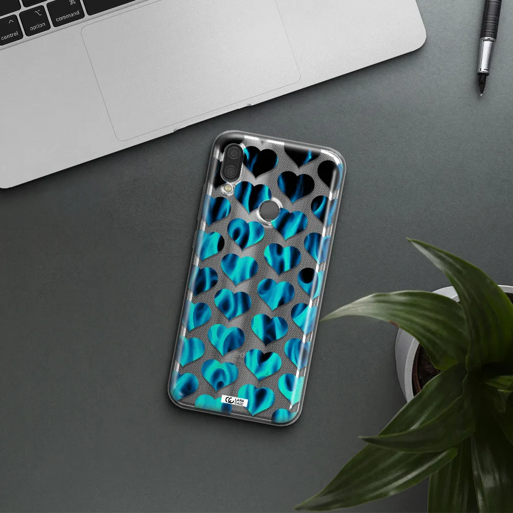 Heart Flame Xiaomi Redmi Note 7 Clear TPU Case