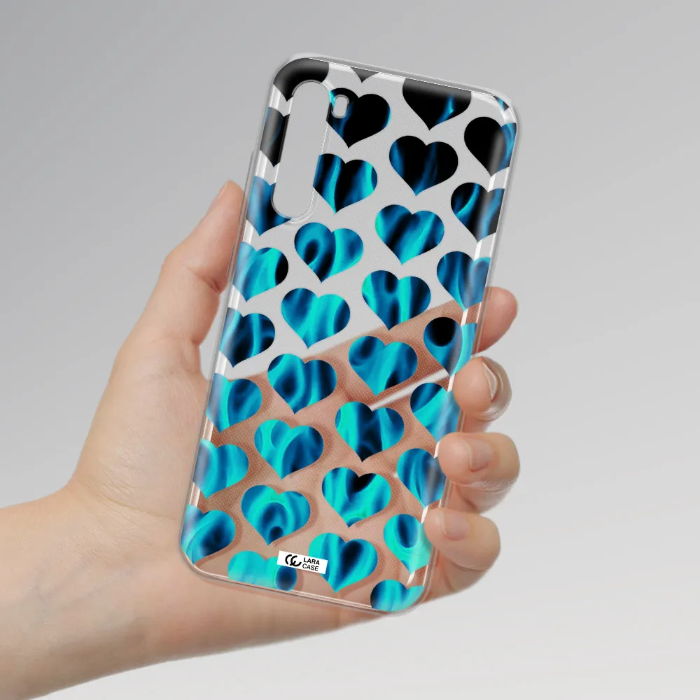 Heart Flame Xiaomi Redmi Note 8T Clear Tpu Case