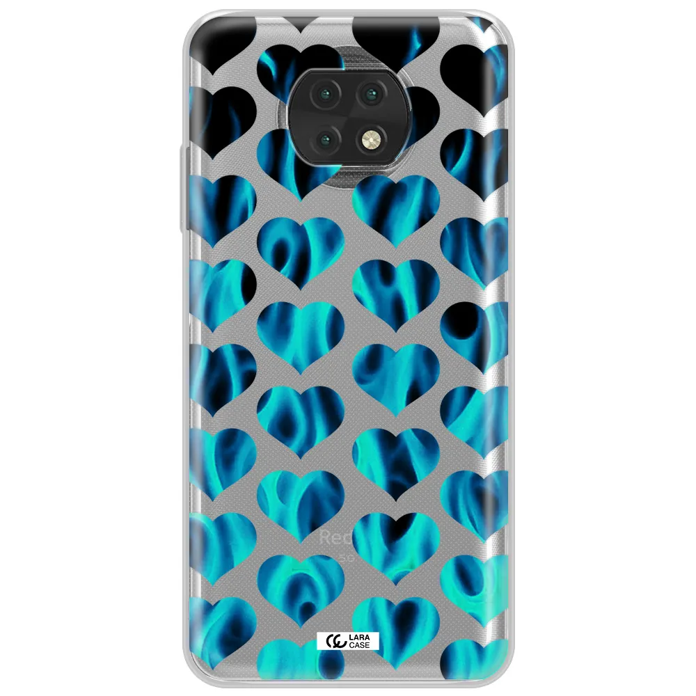 Heart Flame Xiaomi Redmi Note 9T Clear Tpu Case