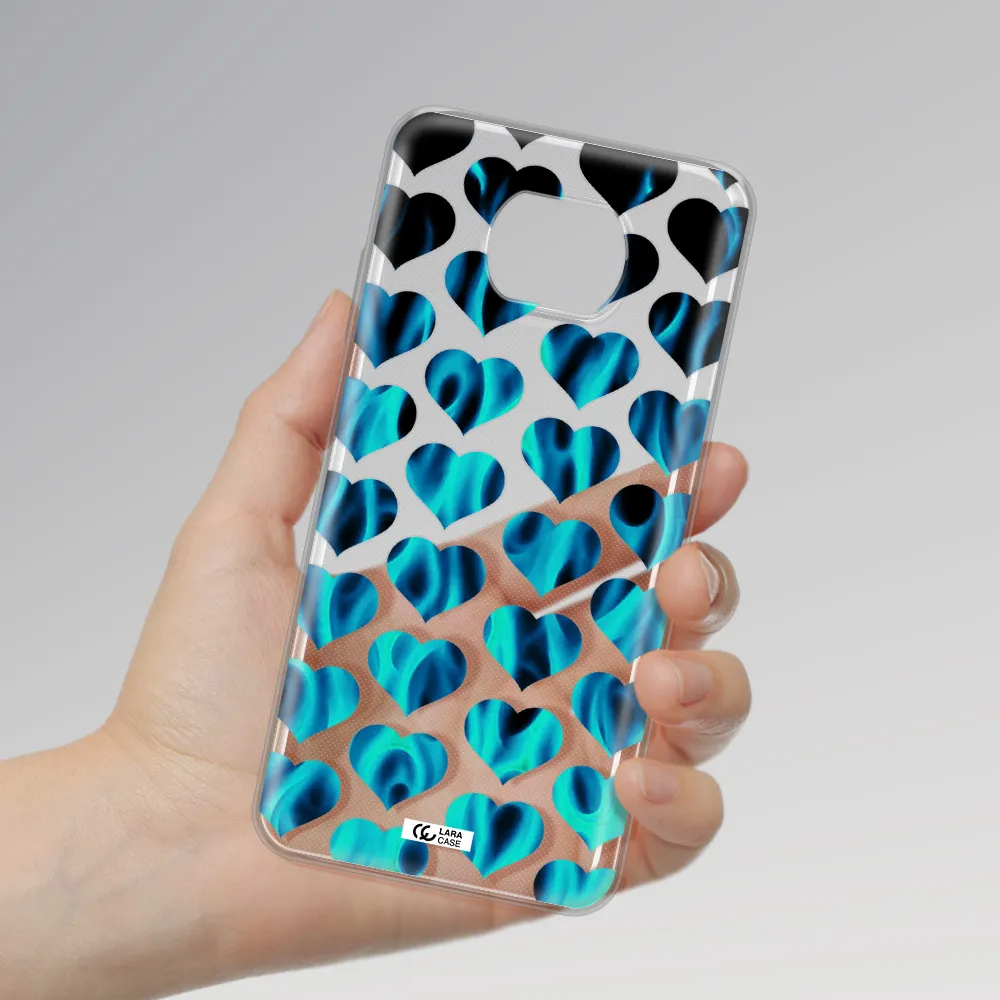 Heart Flame Xiaomi Redmi Note 9T Clear Tpu Case