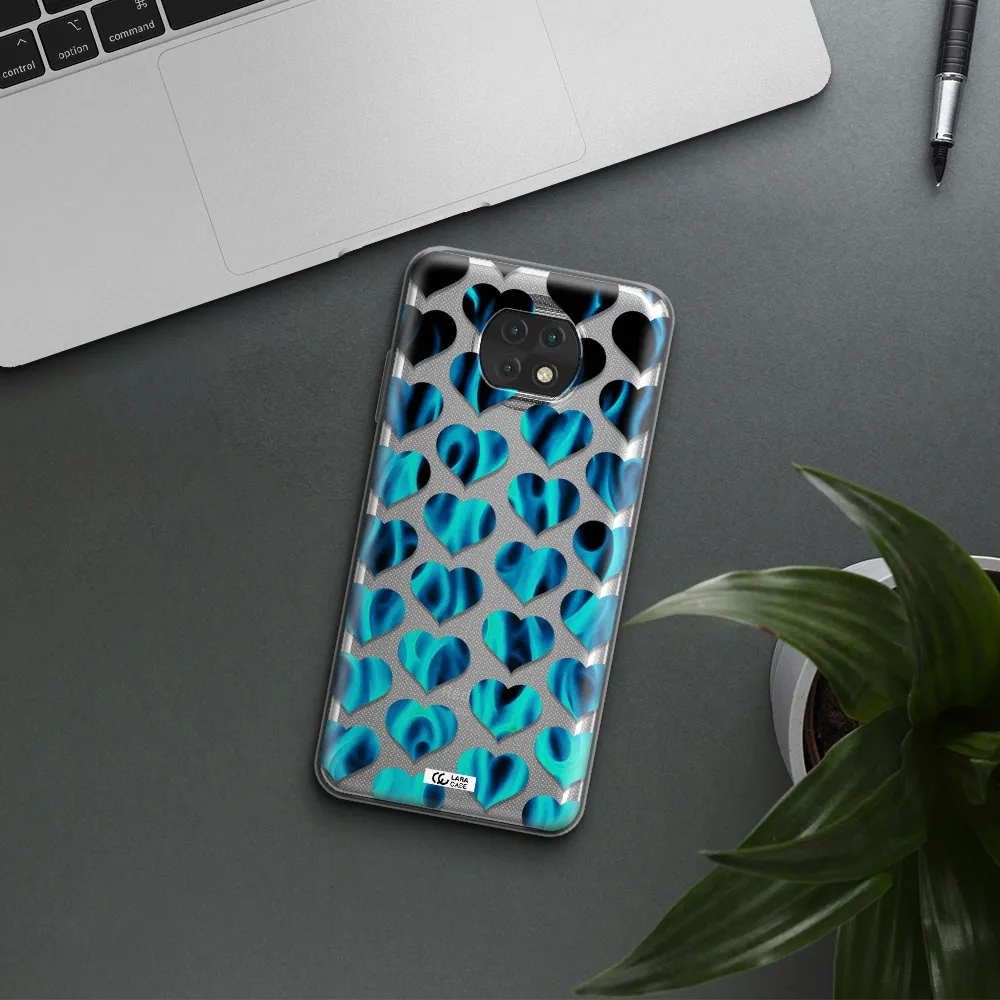 Heart Flame Xiaomi Redmi Note 9T Clear Tpu Case