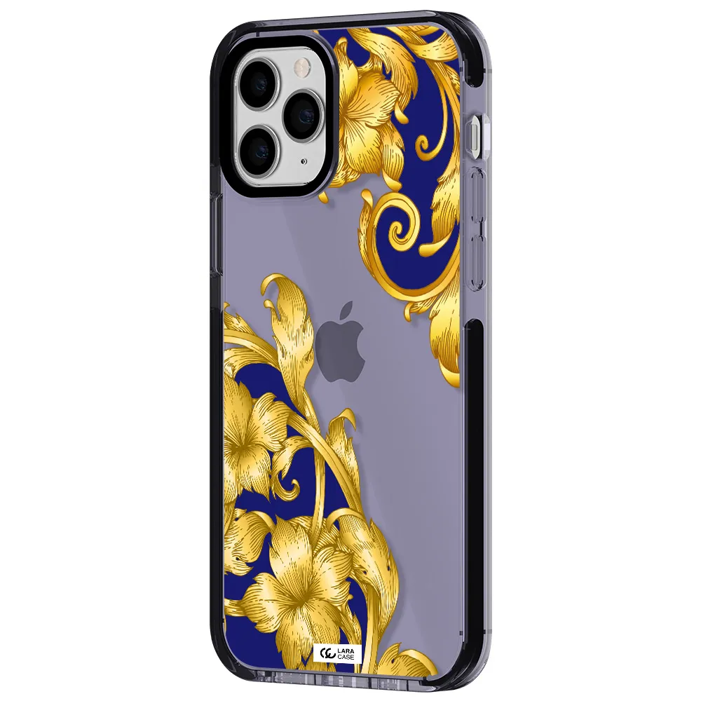 Golden Baroque Apple iPhone 11 pro max impact Lilac Case