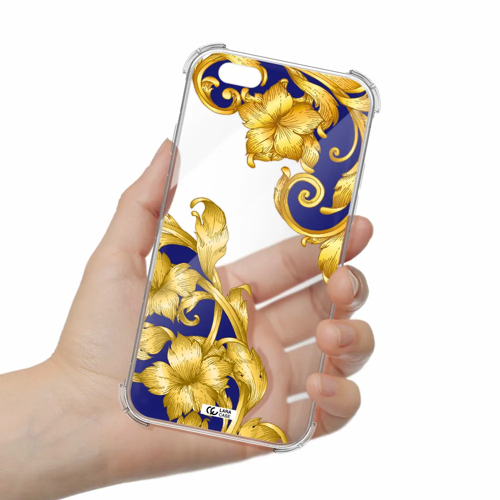 Golden Baroque Apple iPhone 6 Clear PC Case