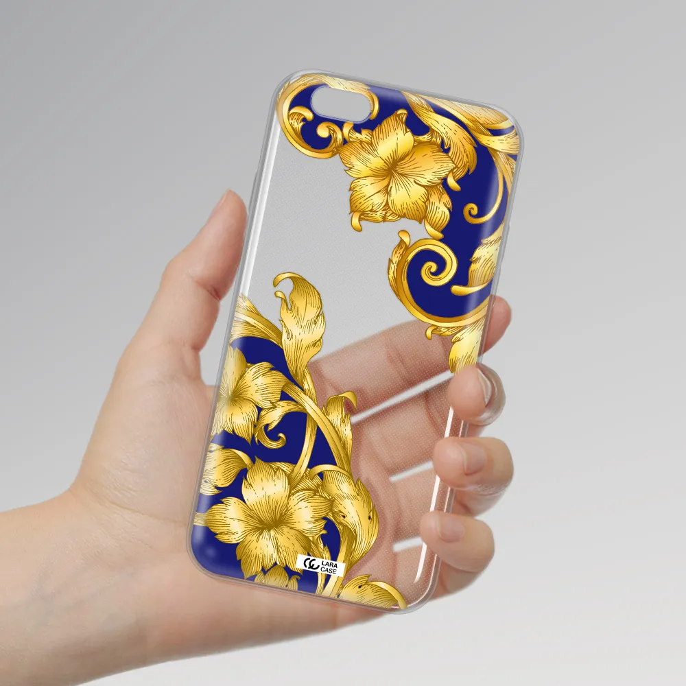 Golden Baroque Apple iPhone 6 Clear TPU Case