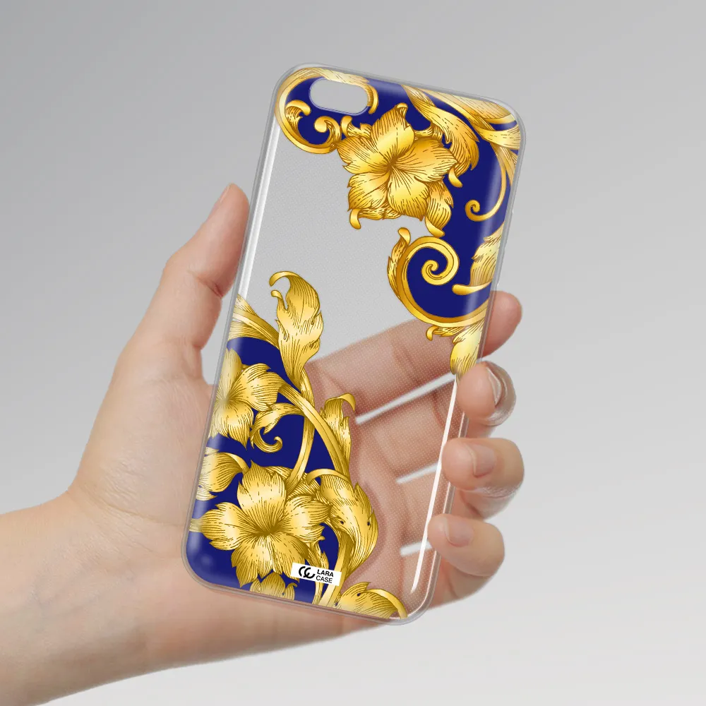 Golden Baroque Apple iPhone 6S Clear TPU Case