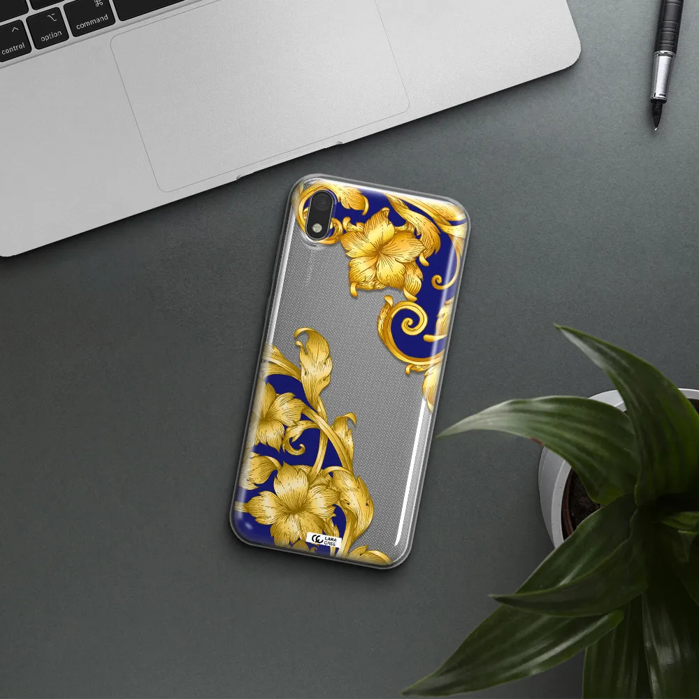 Golden Baroque Huawei Honor 8S Clear TPU Case
