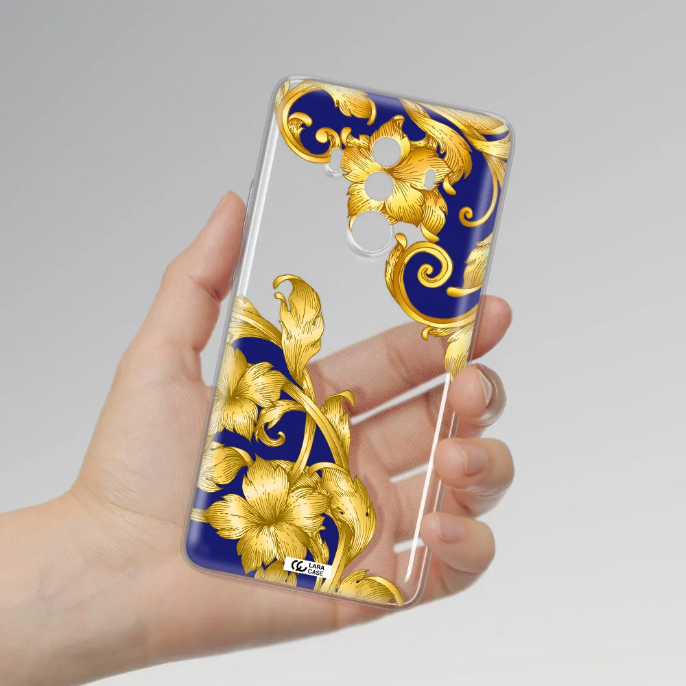 Golden Baroque Huawei Mate 10 Clear TPU Case