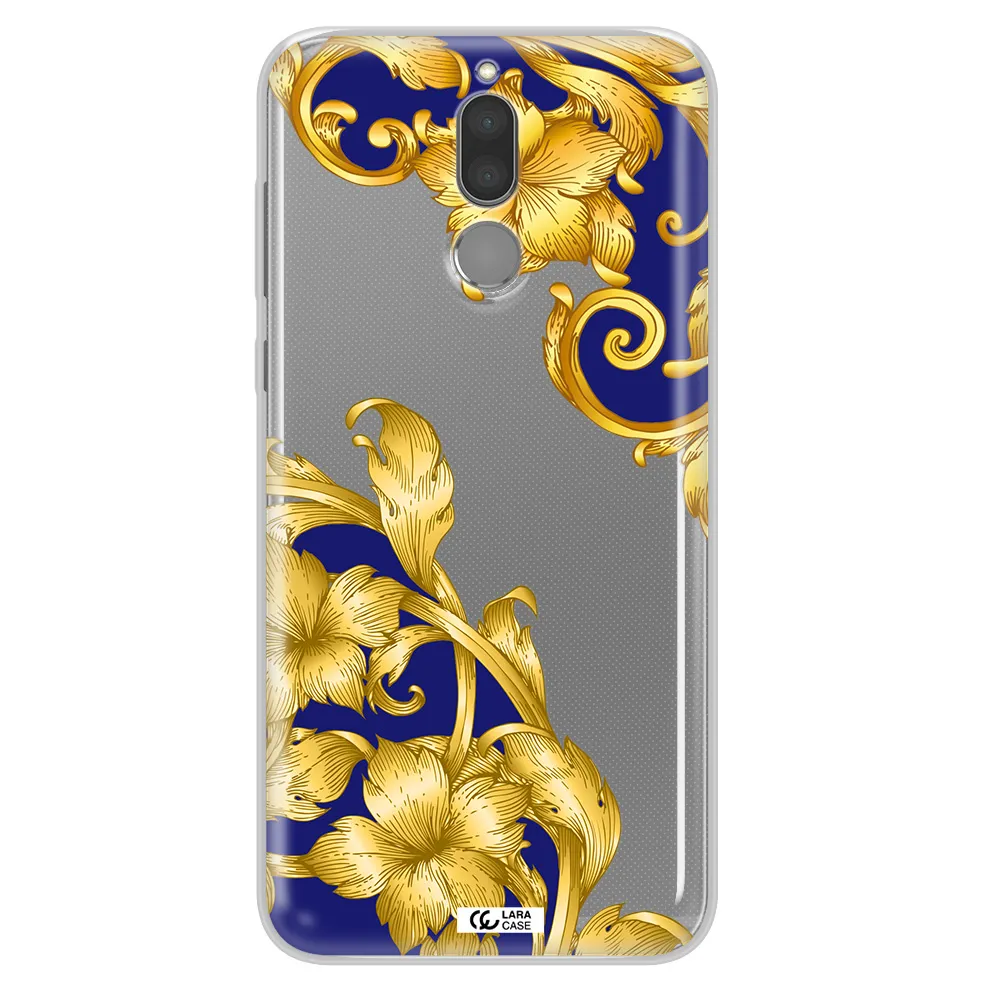 Golden Baroque Huawei Mate 10 Lite Clear TPU Case