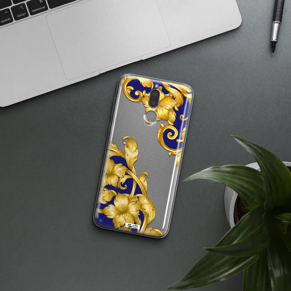 Golden Baroque Huawei Mate 10 Lite Clear TPU Case