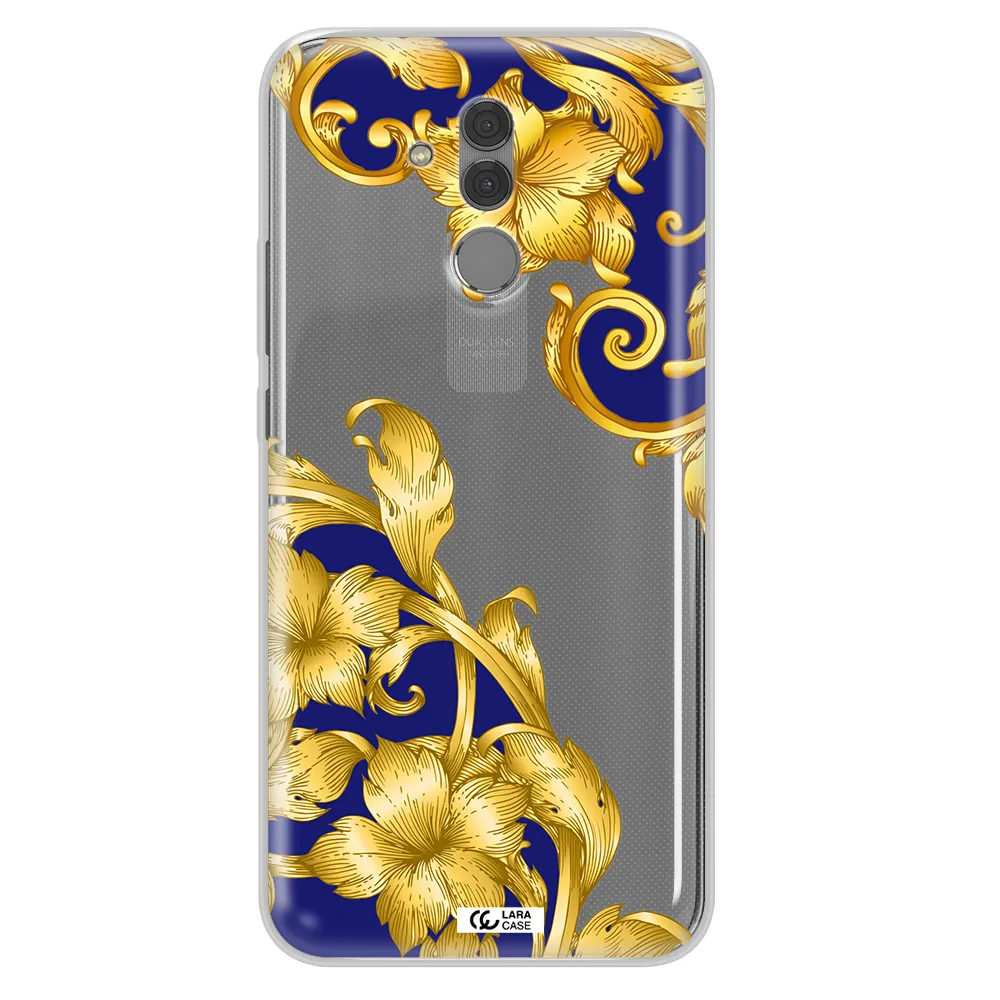 Golden Baroque Huawei Mate 20 Lite Clear TPU Case