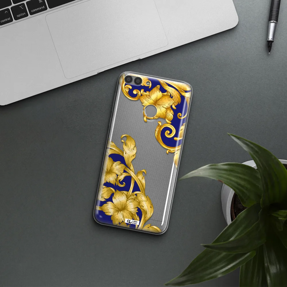 Golden Baroque Huawei P Smart Clear TPU Case