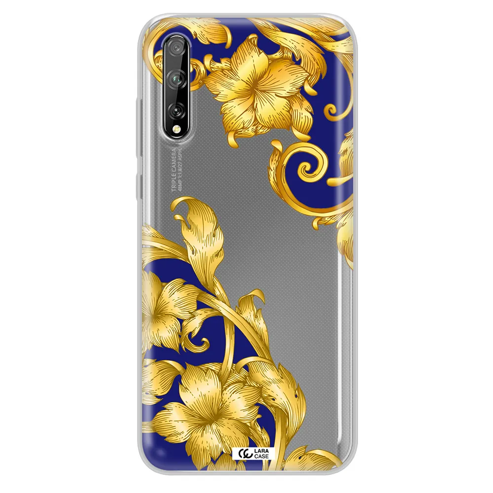 Golden Baroque Huawei P Smart S Clear TPU Case